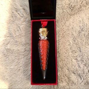 Christian Louboutin lipgloss necklace, brand new!!